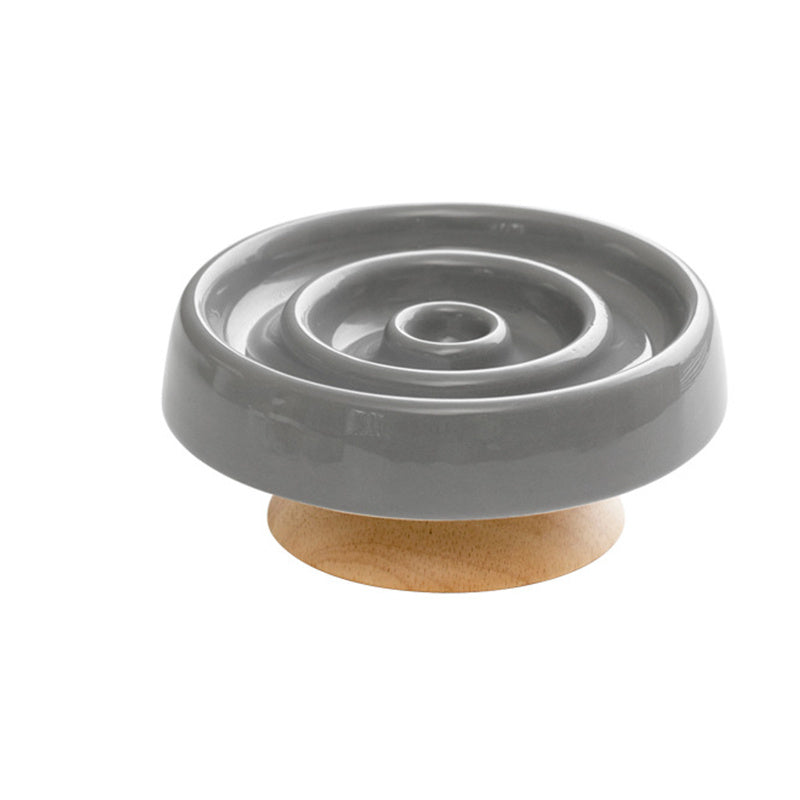 Anti-Gulping Ceramic Slow Feeder Bowl – Prevents Choking - EzPets Shop