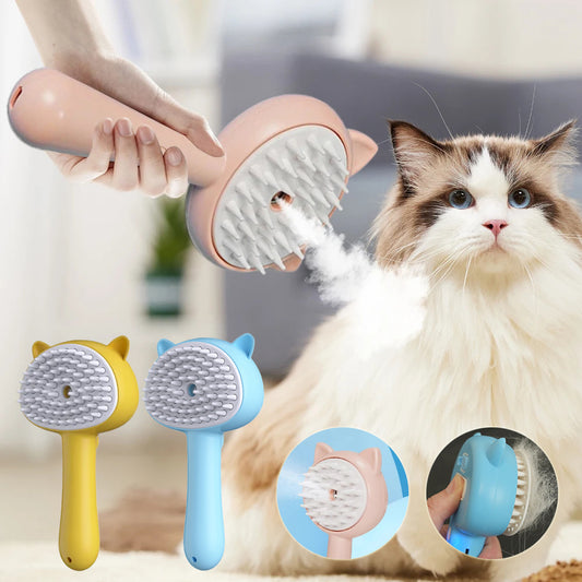 Mist Spray Pet Grooming Brush - EzPets Shop
