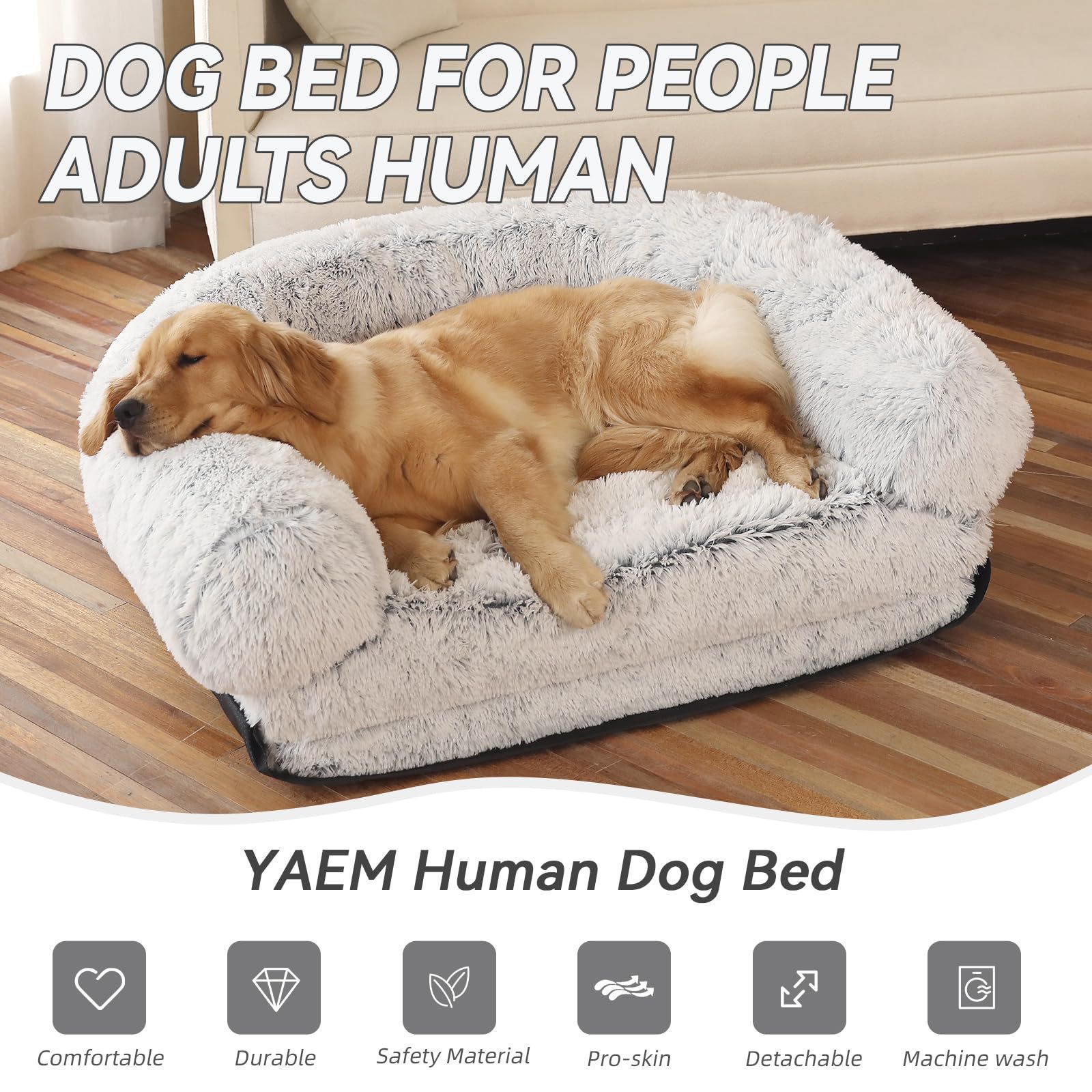 Removable Human & Pet Sofa – Washable Comfort - EzPets Shop