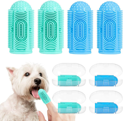 Complete Pet Toothbrush Kit – Finger + Stick Brush - EzPets Shop