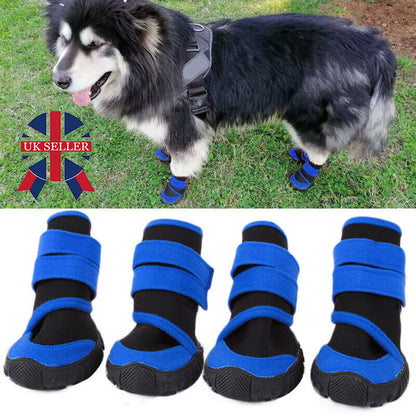 4-Pack Pet Boots – Waterproof & Paw-Protective - EzPets Shop