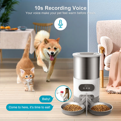 4.5L Smart Feeder – Schedule & Record Meals - EzPets Shop