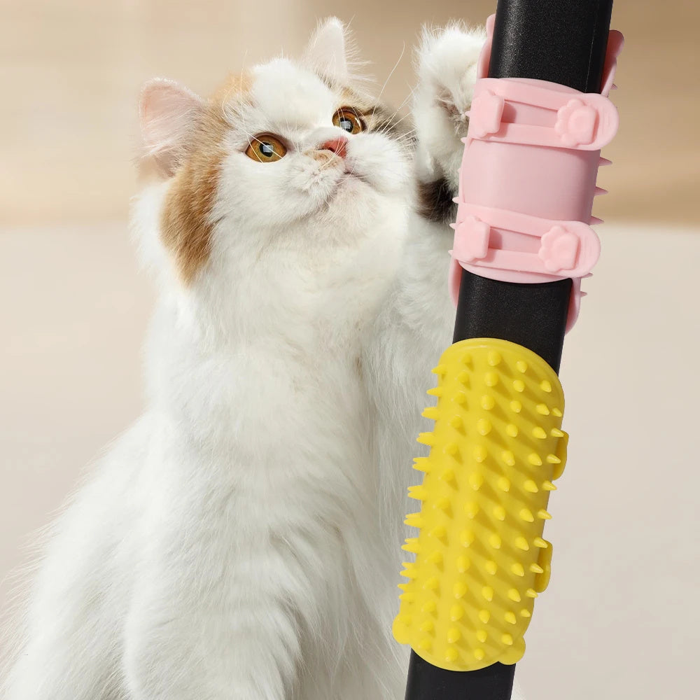 Self-Grooming Wall Brush – Cats Love the Rub! - EzPets Shop
