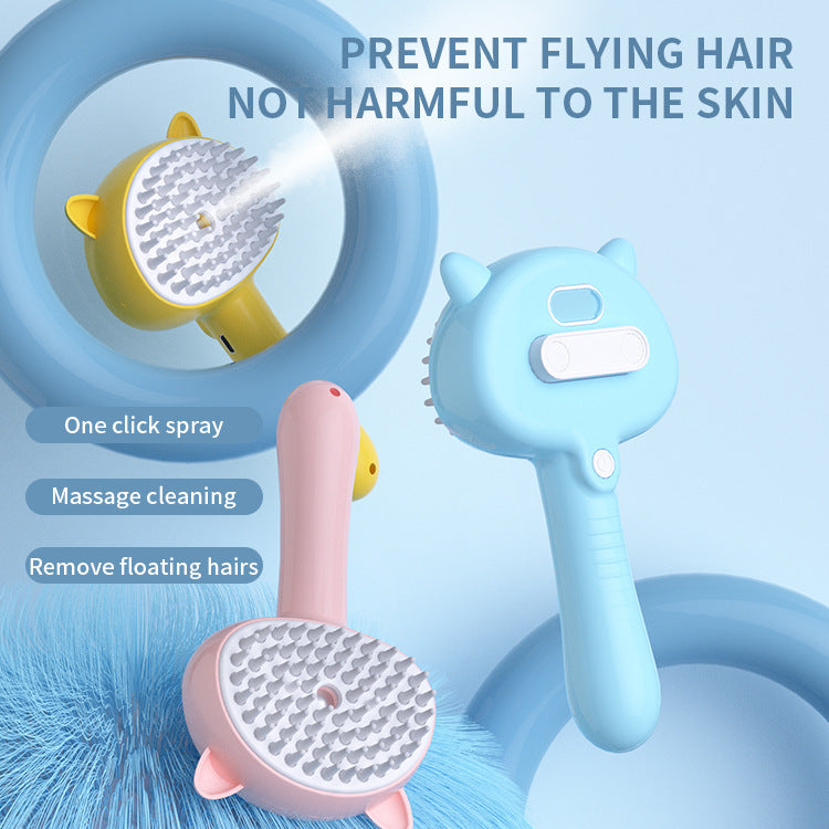 Mist Spray Pet Grooming Brush - EzPets Shop