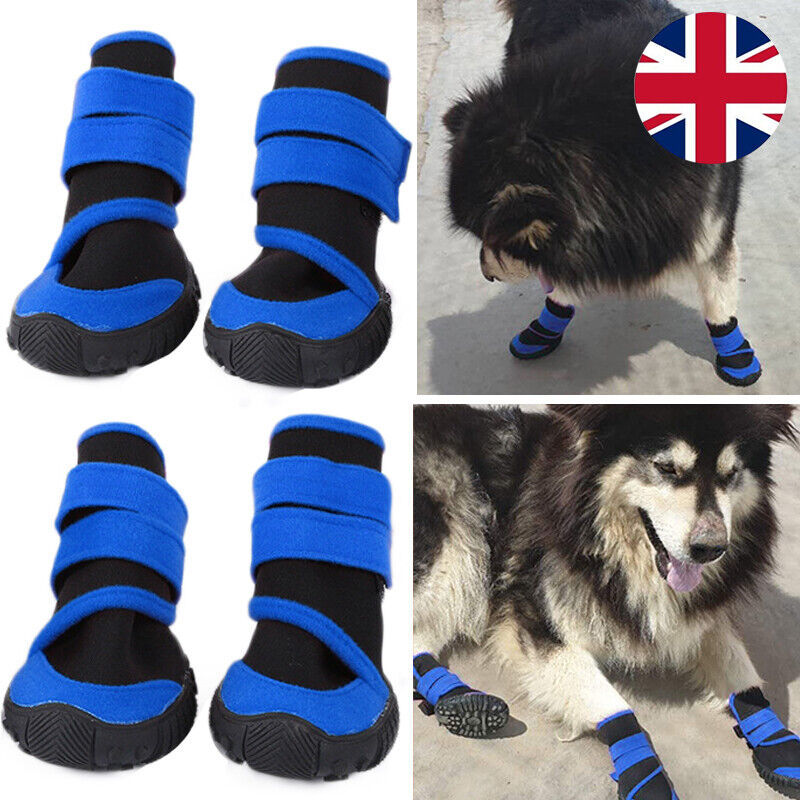 4-Pack Pet Boots – Waterproof & Paw-Protective - EzPets Shop